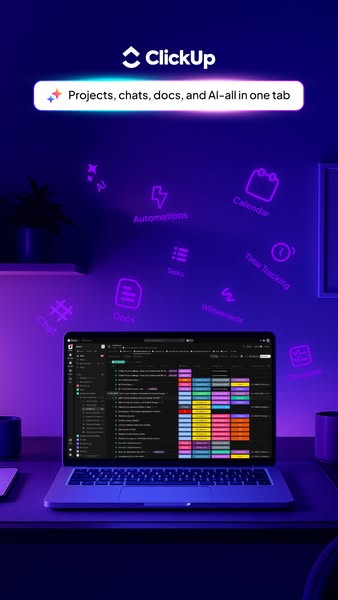 ClickUp: Projekte, Chat, Dokumente und KI in einem Tab