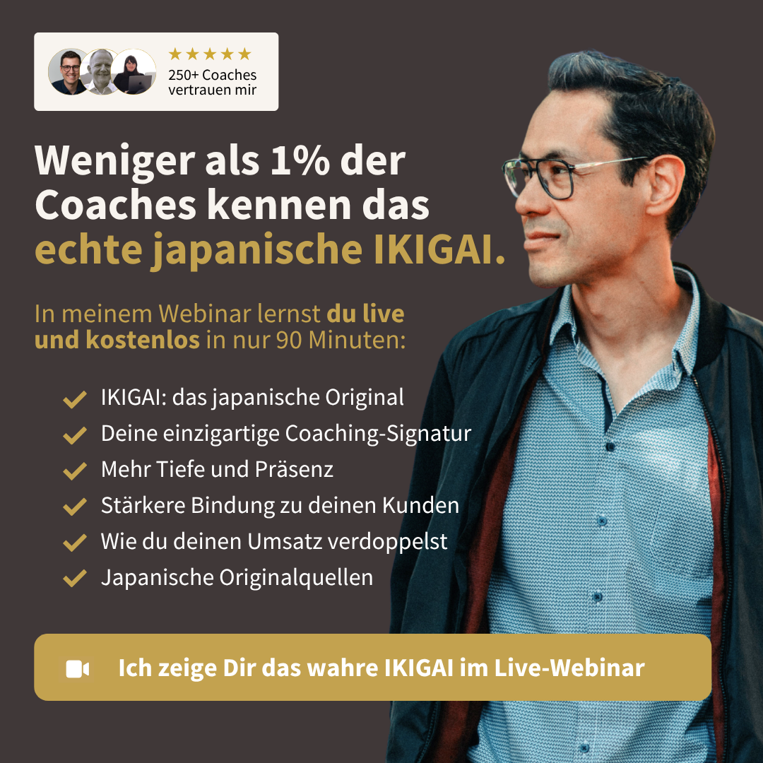 Motoki: Das echte japanische IKIGAI im Live-Webinar