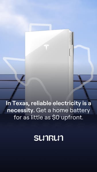 Sunrun: Batteriespeicher für Texas